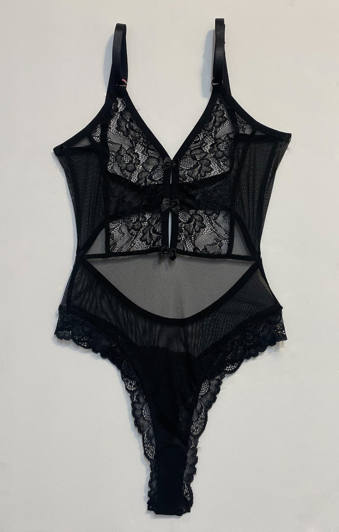 DEDE BODYSUIT - BLACK LACE