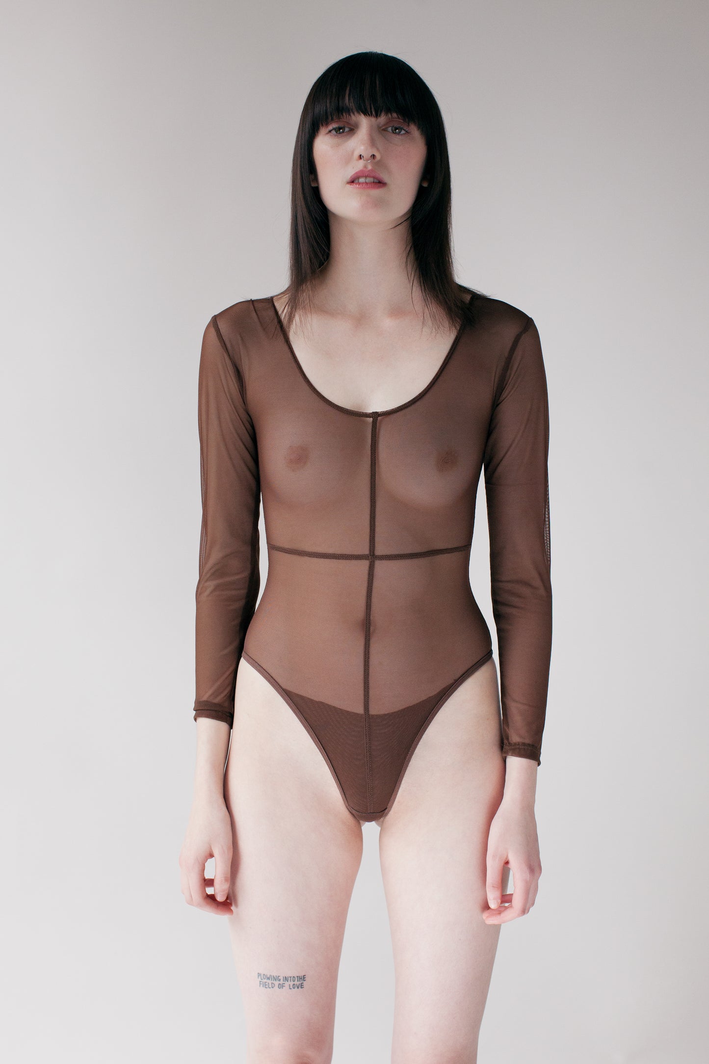ROY BODYSUIT - BROWN