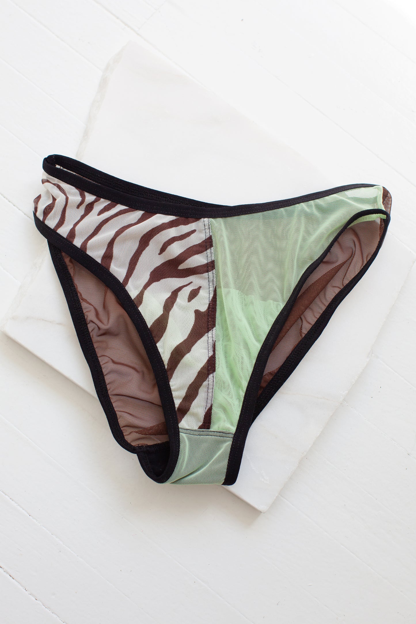 VIVA PANTIES - ZEBRA, BROWN, GREEN