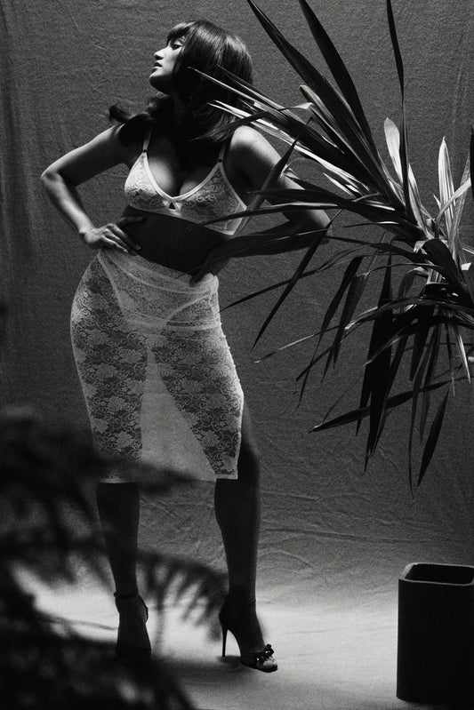 MAY SKIRT - WHITE LACE
