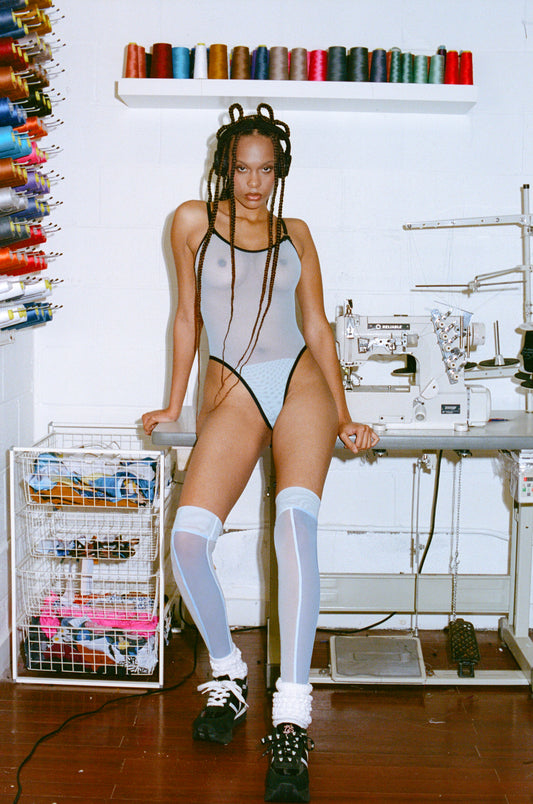 KRIS BODYSUIT - BLUE