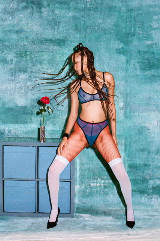 LEE BRA AND PANTY SET - TEAL