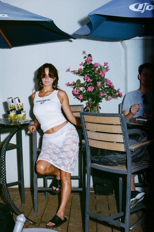MAY SKIRT - WHITE LACE